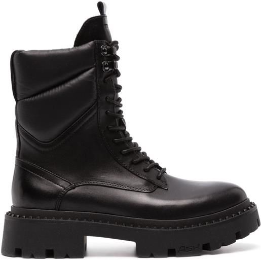 Ash anfibi in pelle - nero