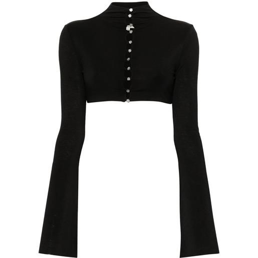 MANURÍ top leyla corto - nero