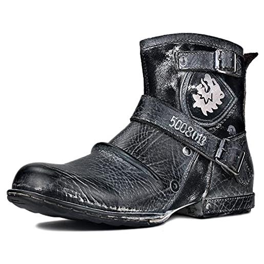 Stivali Da Cowboy Uomo US Brass | Stile Western | Tacco 5.1 Cm | Tomaia Sintetica - Foto 11