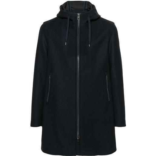 Herno cappotto con cappuccio - blu