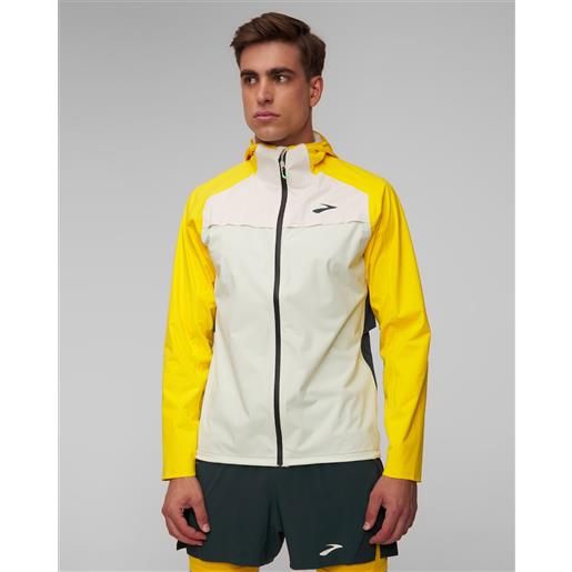 Brooks giacca impermeabile da corsa da uomo Brooks high point waterproof jacket