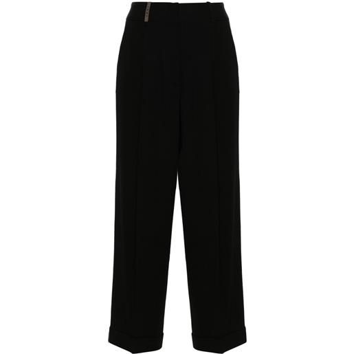 Peserico pantaloni dritti - nero