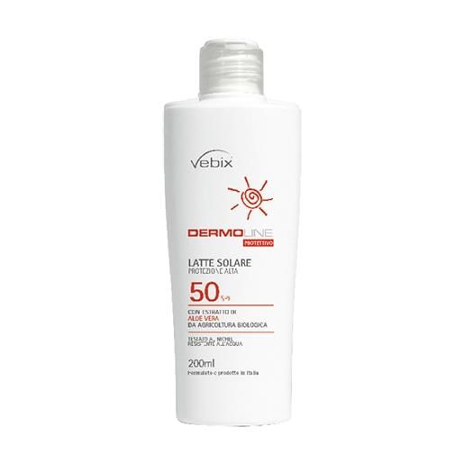 Vebix dermoline latte spf50 200ml - 200ml