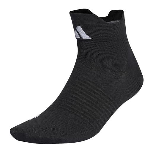 adidas unisex - adulto performance designed for sport ankle socks, black / white, 40-42
