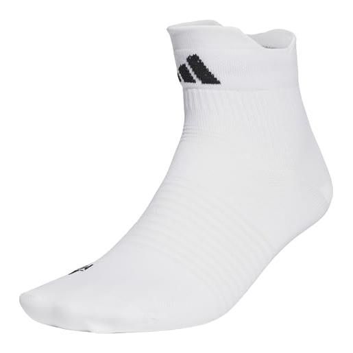 adidas unisex - adulto performance designed for sport ankle socks, bright red/black, 45-48