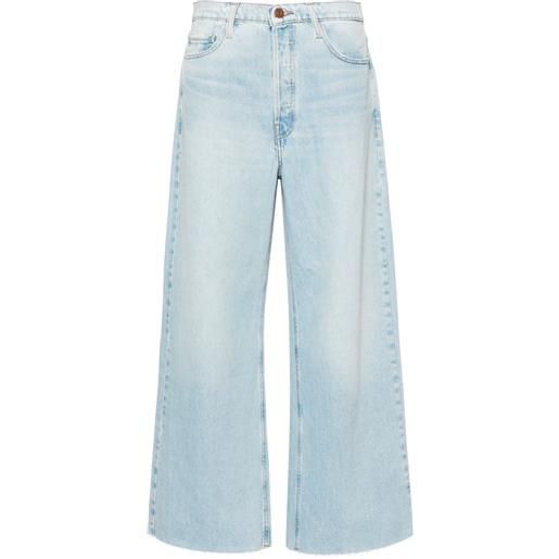 FRAME jeans le low babby a gamba ampia - blu
