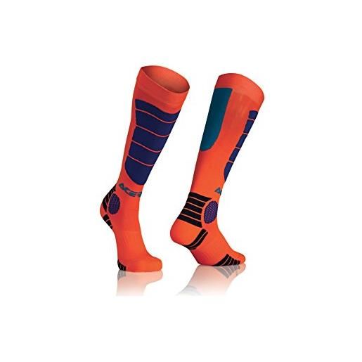 Acerbis calza mx impact kid arancio/blu s/m