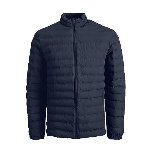 JACK & JONES giacca leggera trapuntata da uomo, giubbotto trapuntato basico senza cappuccio jjerecycle, colore: beige, dimensione giacca: m