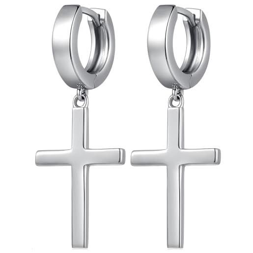 Borchie CZ Da 6 Mm. Orecchini A Bottone In Oro Placcato In Argento Sterling - Italia - Foto 6