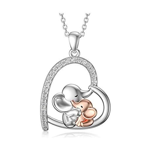 Collana Koala In Argento 925, Ciondolo Koala Su Ramo, Per Donna, In Confezione Regalo, 24 Mm - 2