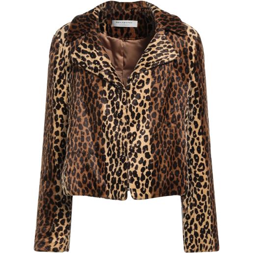 PHILOSOPHY di LORENZO SERAFINI - teddy coat