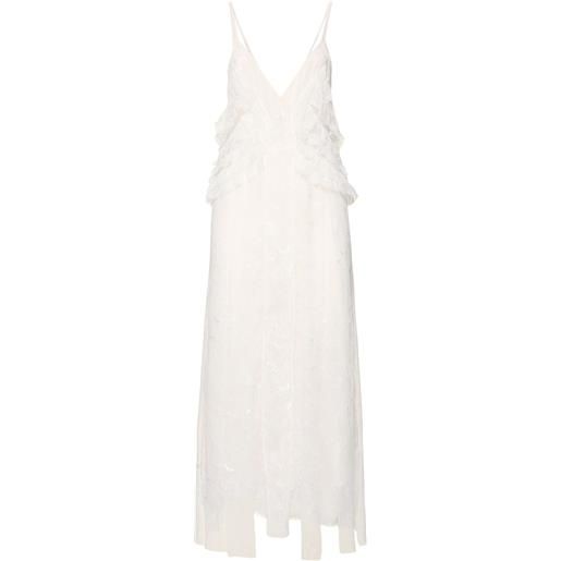 BLUMARINE vestito lungo in pizzo