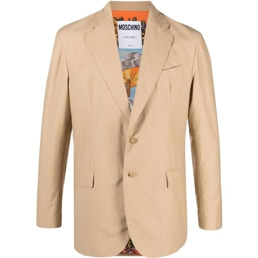 Moschino blazer monopetto - toni neutri