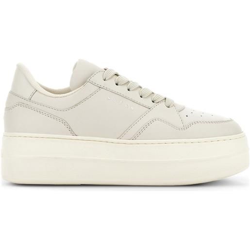 Hogan sneakers h670 con suola rialzata - toni neutri