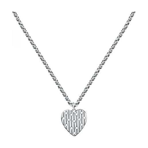 Morellato incanto collana donna in acciaio, cristalli - sava03