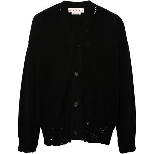 Marni cardigan con scollo a v - nero