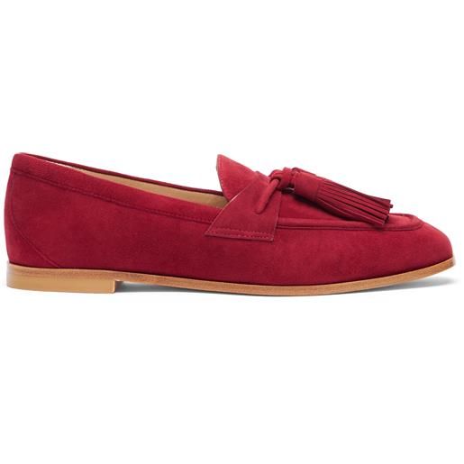 Stuart Weitzman lindi tassel loafer rioja