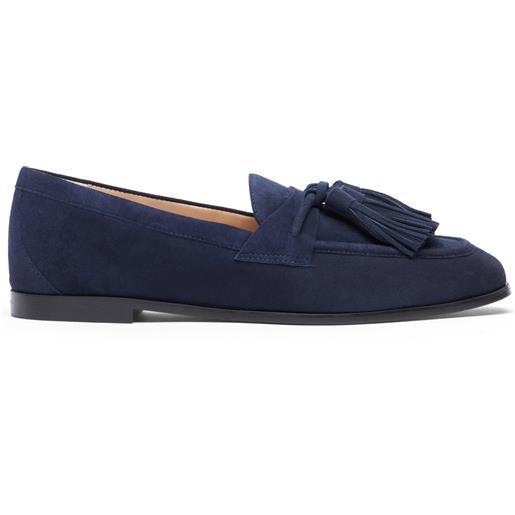 Stuart Weitzman lindi tassel loafer nice blue