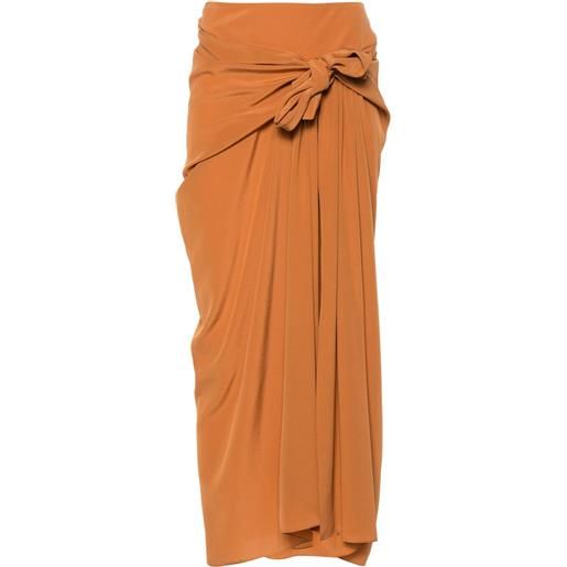 Ermanno Scervino gonna plissettata - marrone