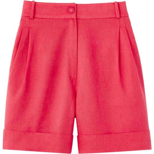DESTREE shorts daniel a gamba ampia - rosa