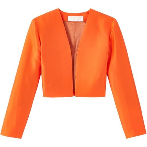 DESTREE blazer helmut satinato - arancione