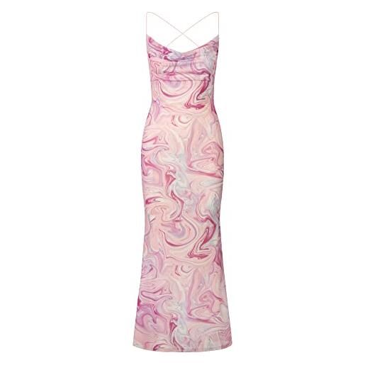 ApartFashion vestito dress, lilla/multicolore, 46 donna
