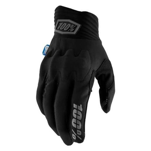 100%, cognito smart shock gloves, adult, xl, nero