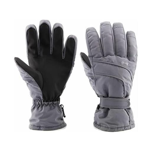 SINNER guanti marca modello mesa glove - grey - s (8)