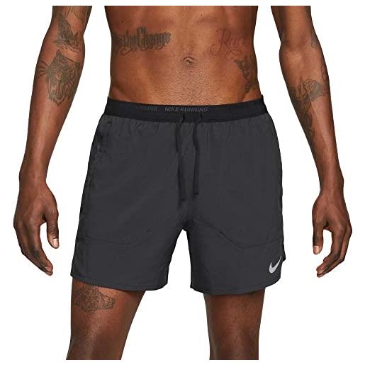 Nike dri. Fit stride 13cm brief-lined pantaloncini da uomo black/black/reflective silv l