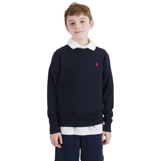 Maglia blu in cotone per bambino