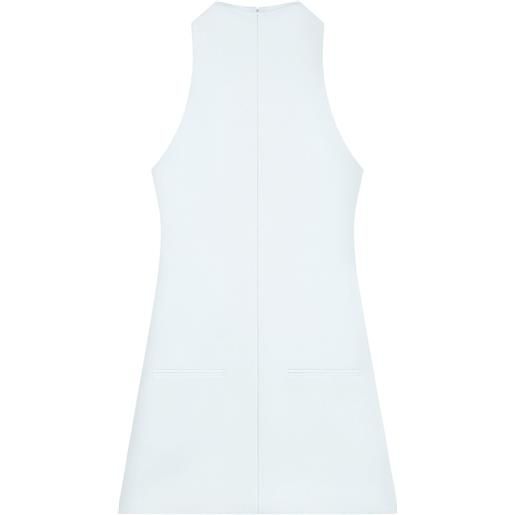 Courrèges abito svasato smanicato - blu