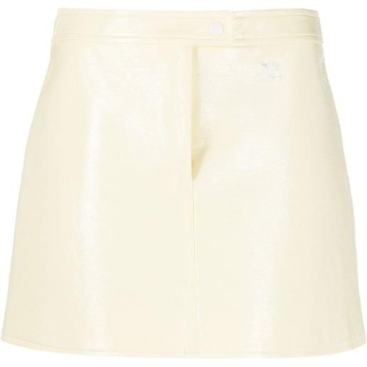 Courrèges minigonna reedition - giallo