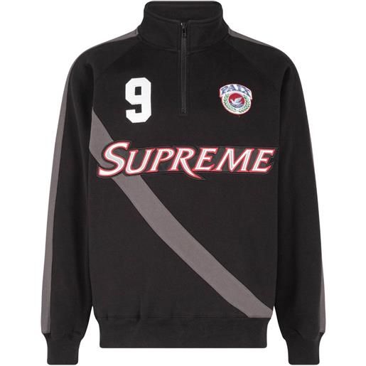 Supreme felpa equipé con applicazione - nero