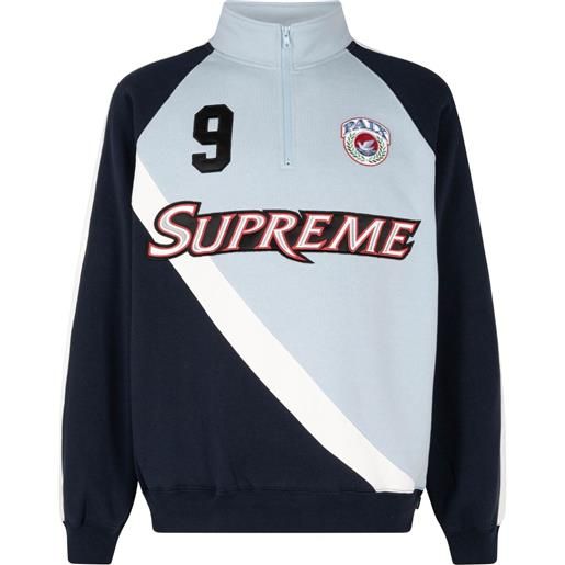 Supreme felpa equipé con applicazione - blu