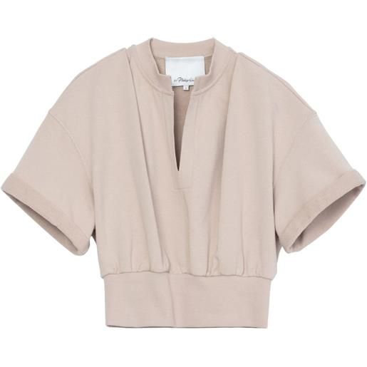 3.1 Phillip Lim t-shirt con scollo a v - toni neutri