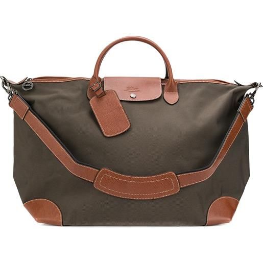 Longchamp borsa da viaggio boxford grande - verde