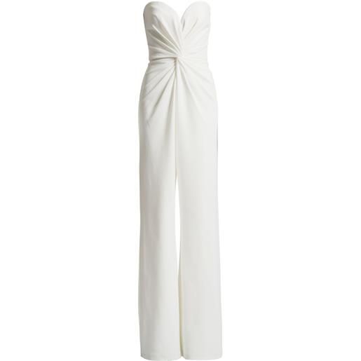 Tadashi Shoji tuta intera con scollo a cuore - bianco