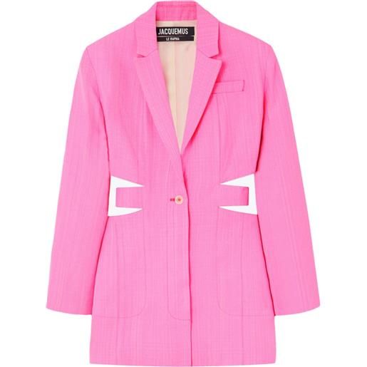 Jacquemus abito la robe bari corto - rosa