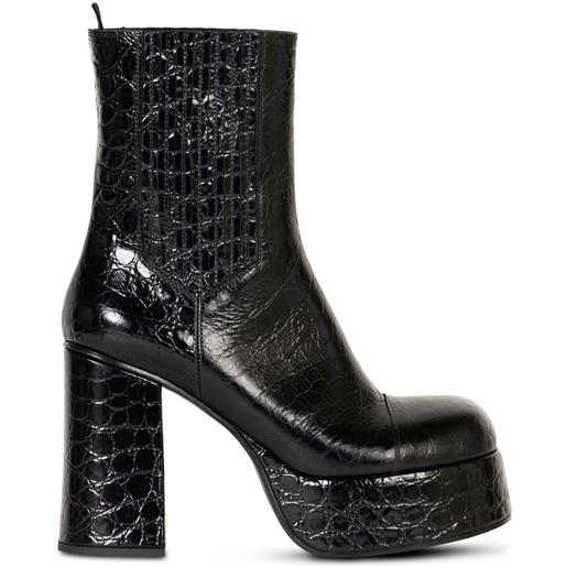 ETRO stivaletti goffrati - nero