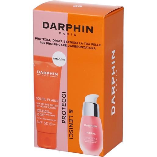 Darphin Div. Estee Lauder darphin intral inner youth rescue siero + soleil plaisir face protection crema in omaggio 30 ml set