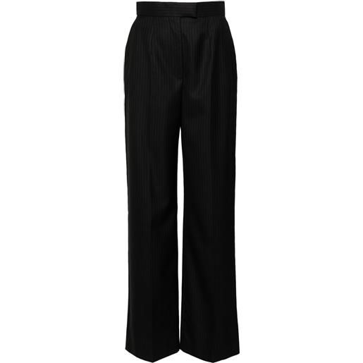 Alexander McQueen pantaloni sartoriali gessati - blu
