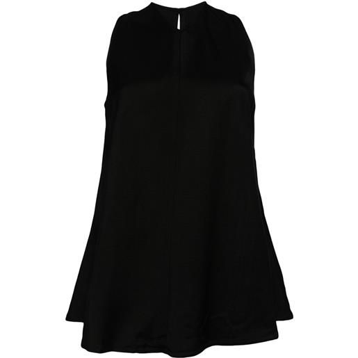 Studio Nicholson blusa smanicata forres - nero