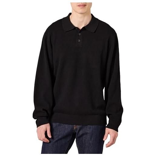 Amazon Essentials maglione polo comodo uomo, azzurro polvere, l