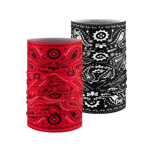 Buff bundle of 2 scaldacollo original eco. Stretch cashmere adulti unisex