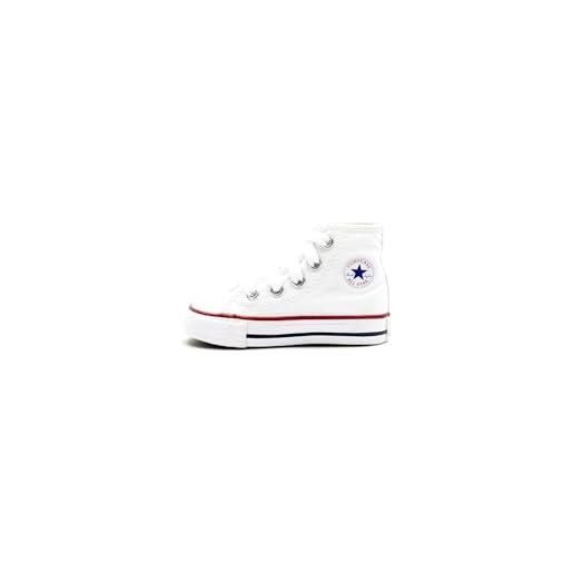 Converse ctas core hi 015860-34-3 sneaker, unisex bambini, bianco (blanc optical)