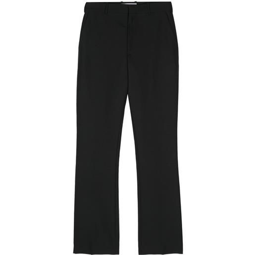 LOEWE pantaloni svasati con vita media - nero