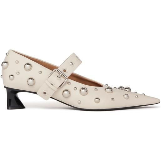 Stella McCartney pumps elsa con borchie - toni neutri