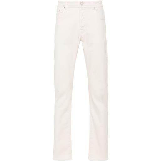 Jacob Cohën jeans bard dritti a vita media - bianco