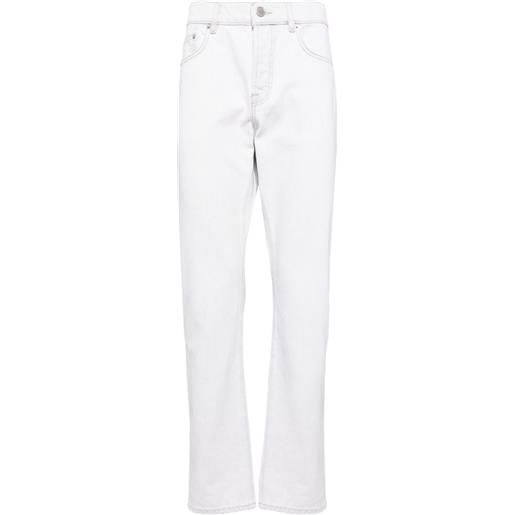 IRO jeans dritti con effetto schiarito - grigio