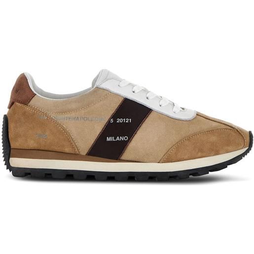 Hogan sneakers h671con inserti - toni neutri